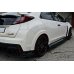 Накладки сплиттеры на пороги на Honda Civic IX Type R